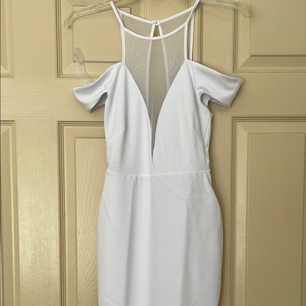 Nookie White off Shoulder Dress NWT